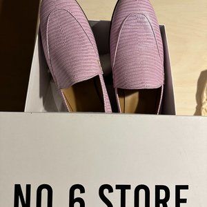 Brand new/in box lilac lizard loafers by No. 6 store, sz 40
